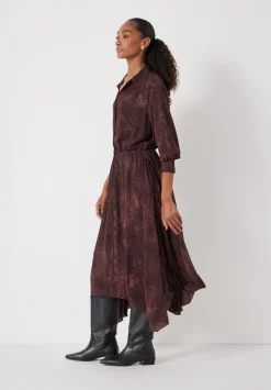 Chiffon Hanky Hem Maxi Dress