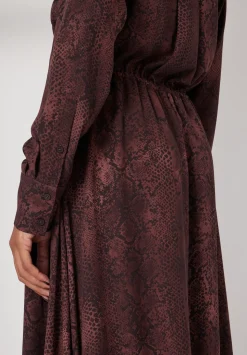 Chiffon Hanky Hem Maxi Dress