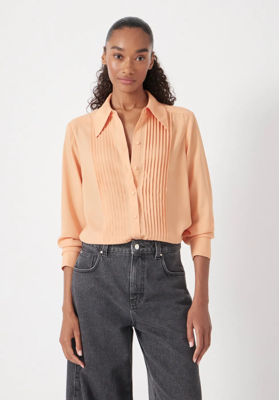 Chiffon Pintuck Blouse