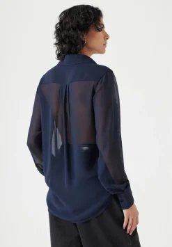 Chiffon Ruffle Blouse