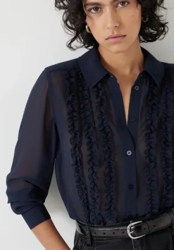 Chiffon Ruffle Blouse