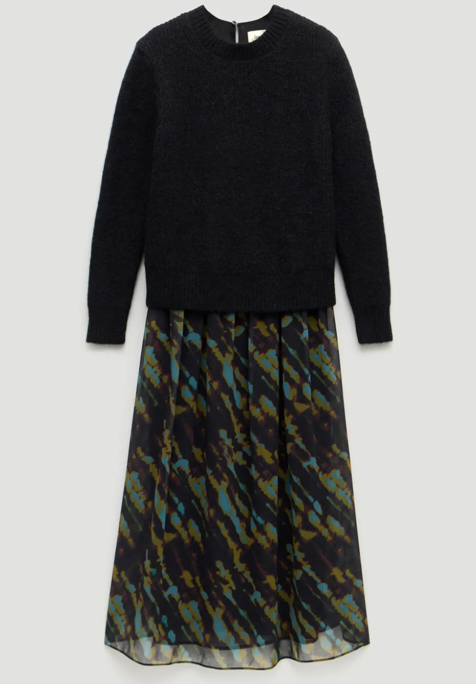 Clara Knit Woven Dress