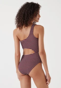 Clare Crinkle Cut Out Swimsuit