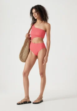 Clare Cut-Out Crinkle swimsuit