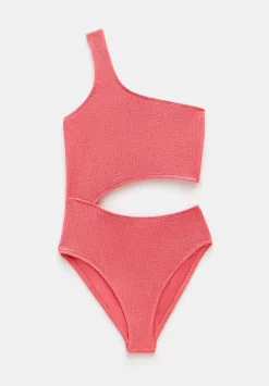 Clare Cut-Out Crinkle swimsuit