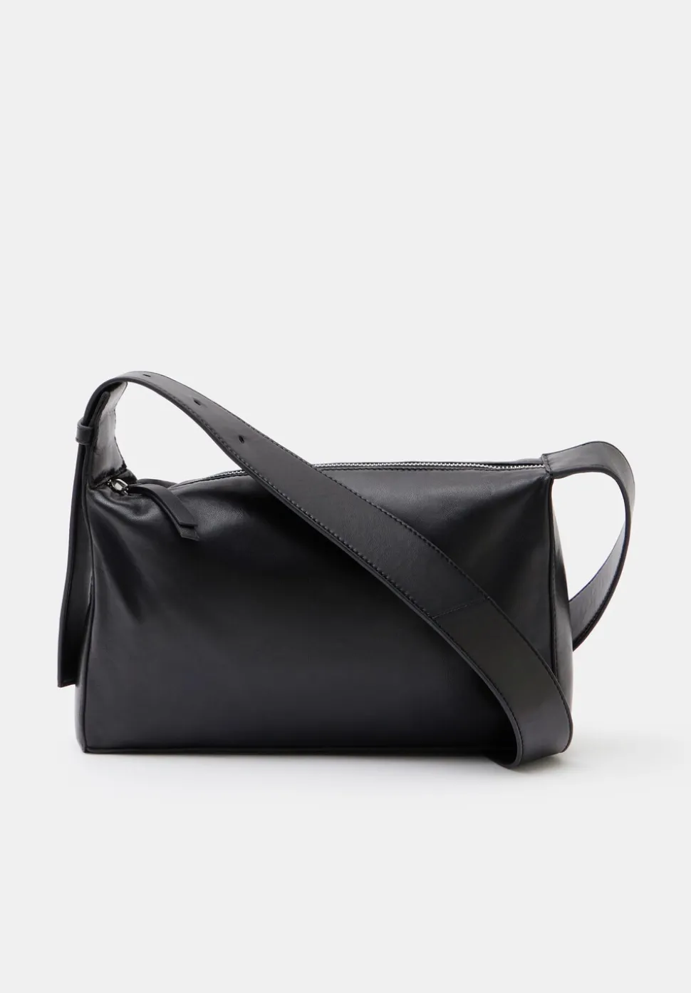 Cleo Minimal Leather Crossbody Bag