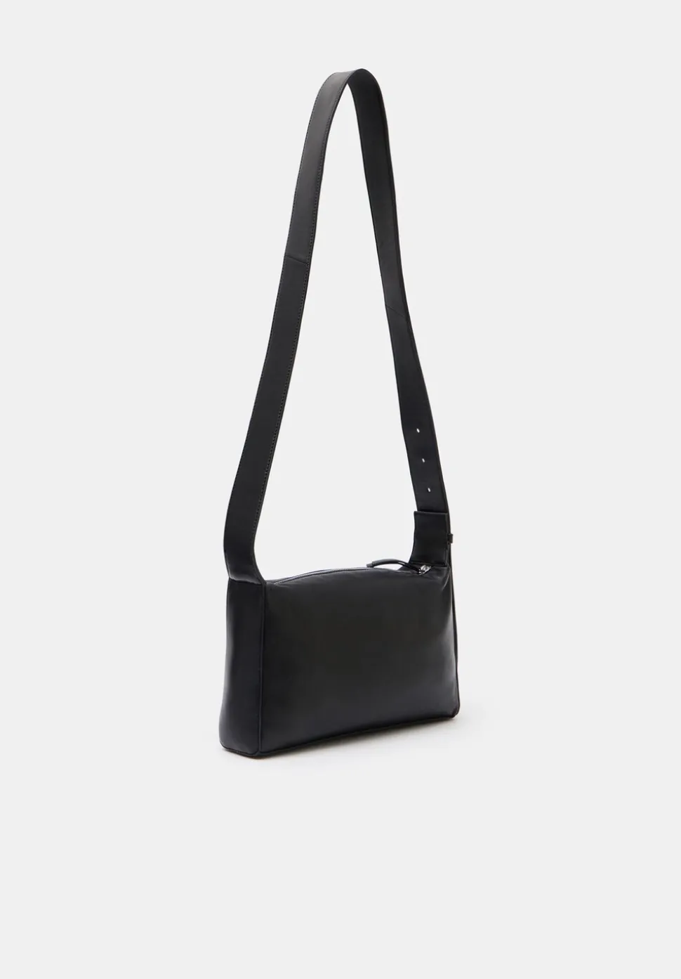 Cleo Minimal Leather Crossbody Bag