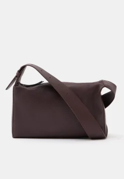 Cleo Minimal Leather Crossbody Bag
