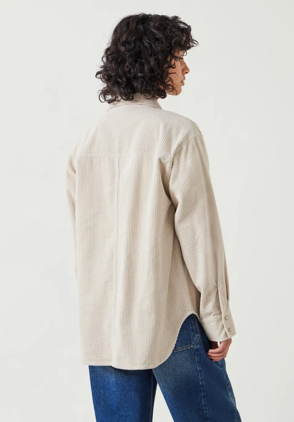 Cleo Oversized Cord Shirt