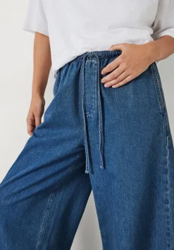 Clio Wide Leg Tie Waist Jeans