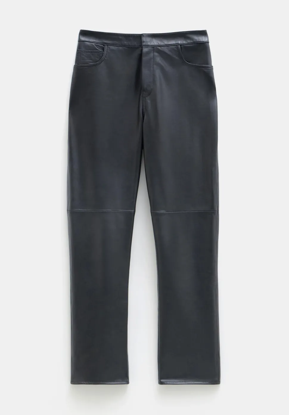 Colette Leather Straight Leg Trouser