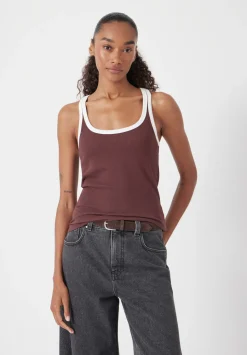Contrast Trim Vest