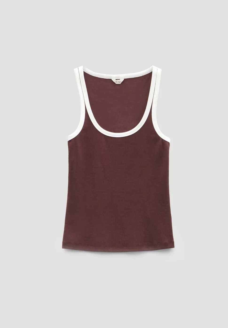 Contrast Trim Vest