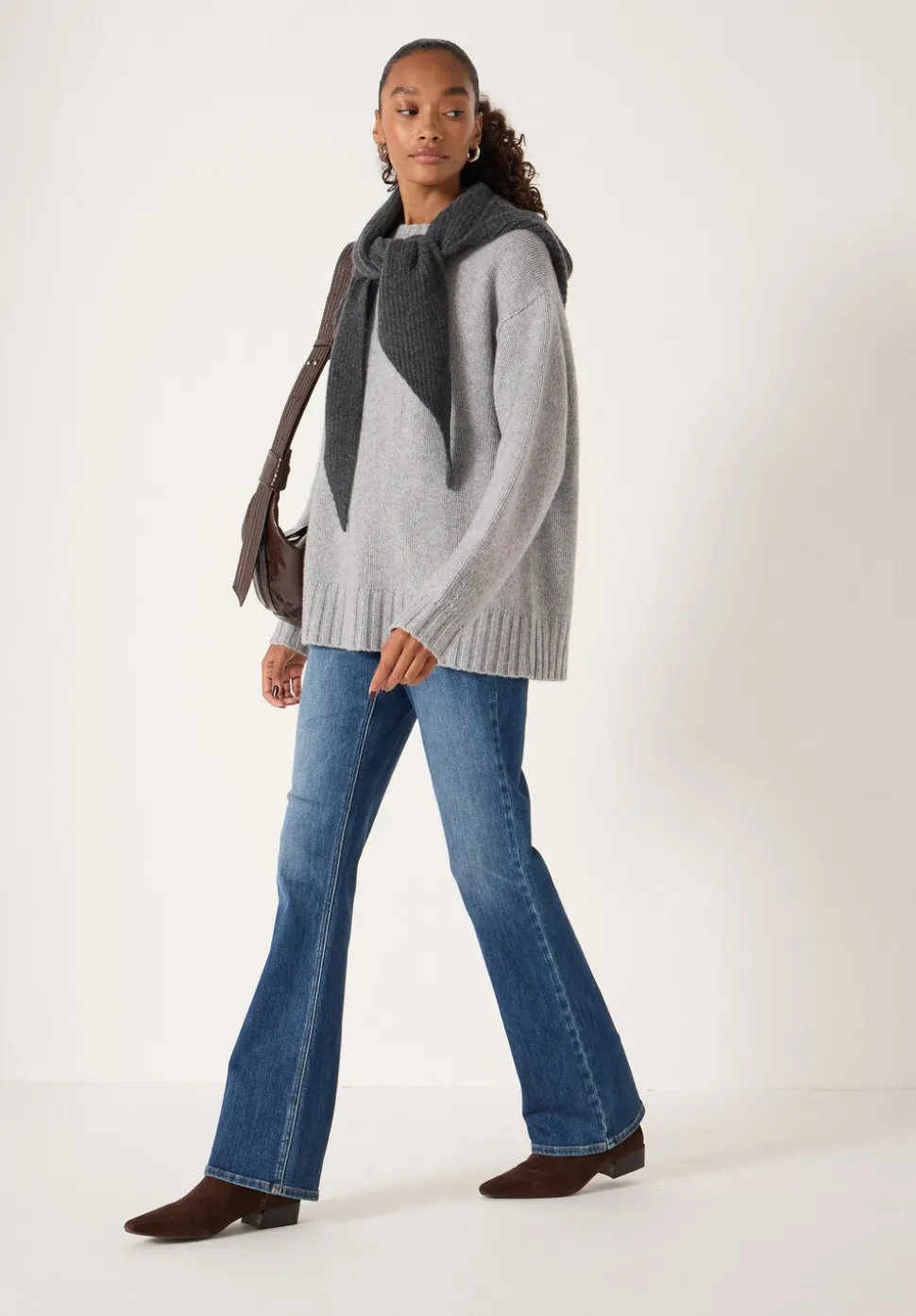 Cora Longline Chunky Cashmere Jumper