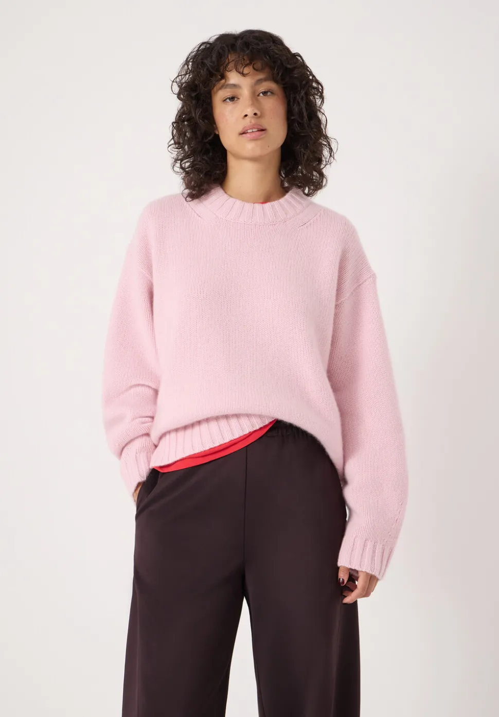 Cora Relaxed Chunky Cashmere Crew Jumper