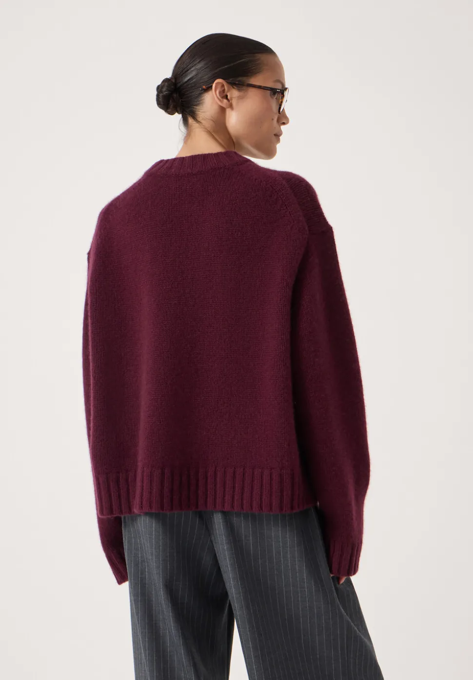 Cora Relaxed Chunky Cashmere Crew Jumper