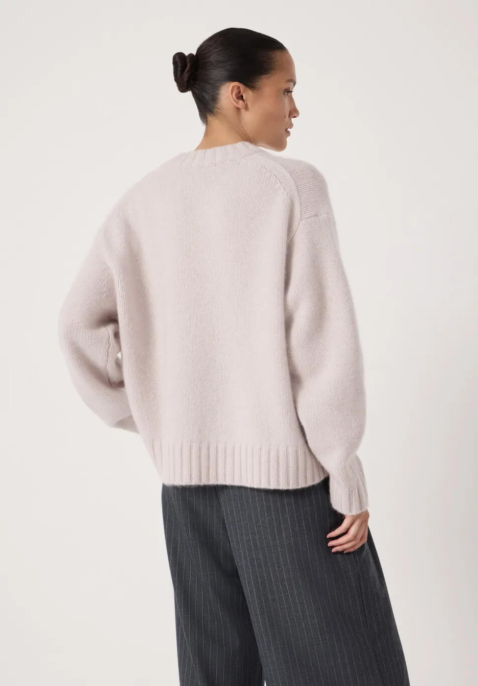 Cora Relaxed Chunky Cashmere Crew Jumper