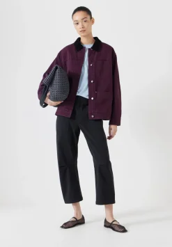 Cord Collar Barn Jacket