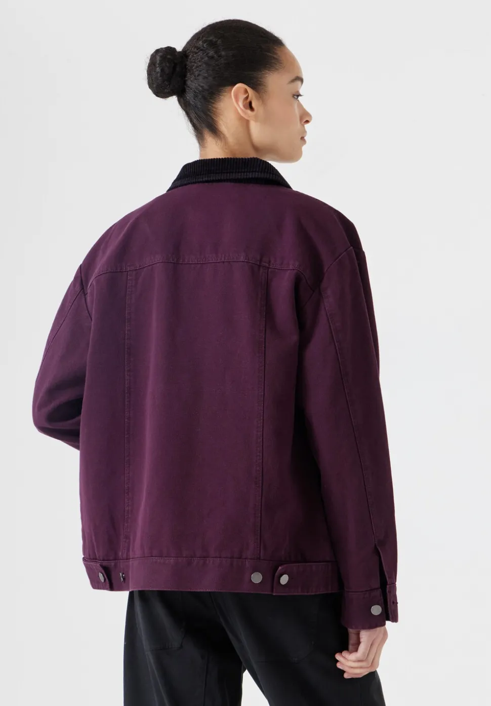 Cord Collar Barn Jacket