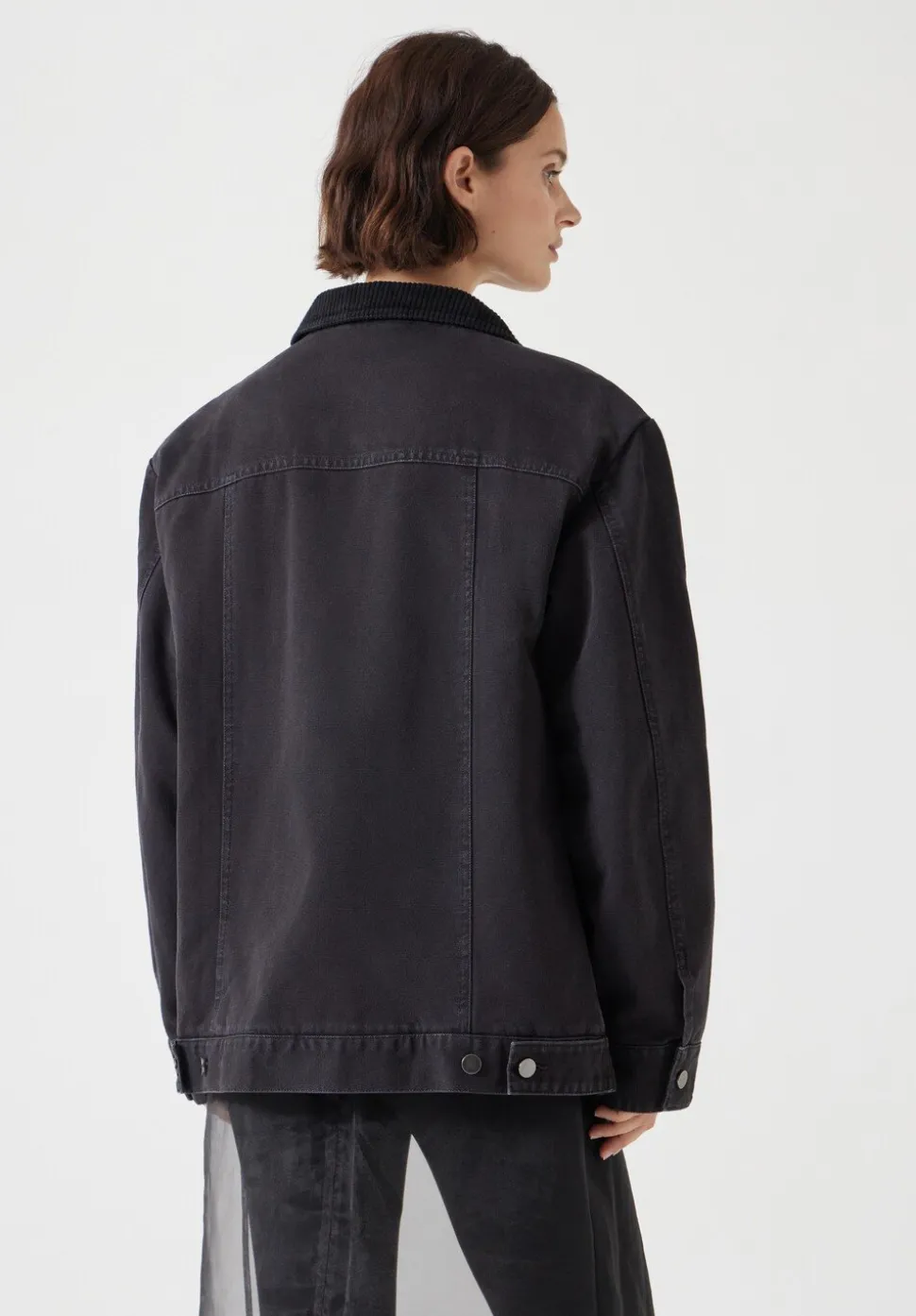 Cord Collar Barn Jacket
