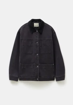 Cord Collar Barn Jacket