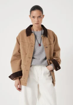 Cord Collar Barn Jacket