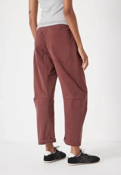 Cordi Barrel Leg Cotton Trousers