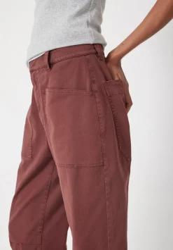 Cordi Barrel Leg Cotton Trousers