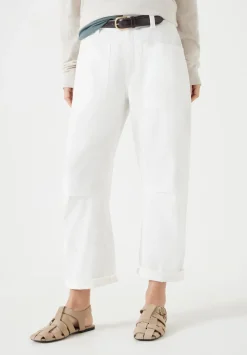 Cordi Barrel Leg Cotton Trousers