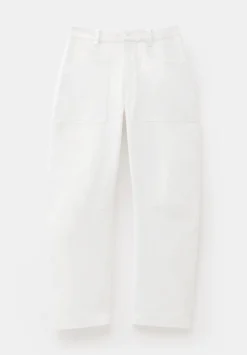 Cordi Barrel Leg Cotton Trousers