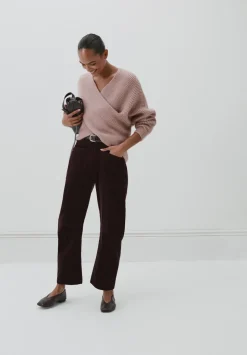 Corduroy Cordi Barrel Leg Trousers