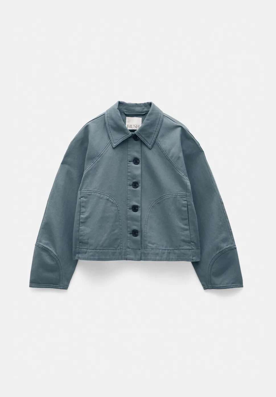 Cotton Barrel Sleeve Swing Jacket