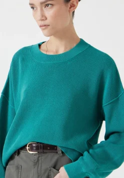 Cotton Boxy Rib Jumper
