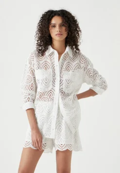 Cotton Broderie Shirt
