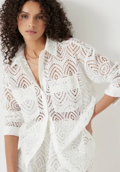 Cotton Broderie Shirt