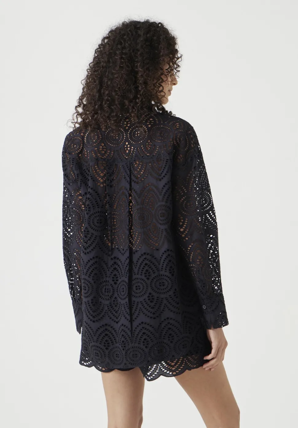 Cotton Broderie Shirt