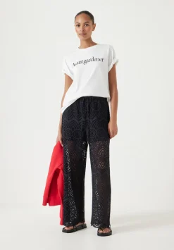Cotton Broderie Trousers
