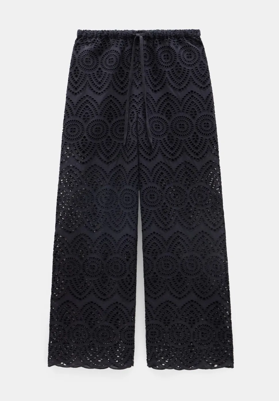 Cotton Broderie Trousers