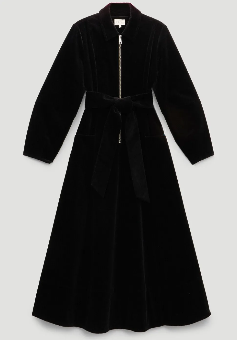 Cotton Cord Midi Dress