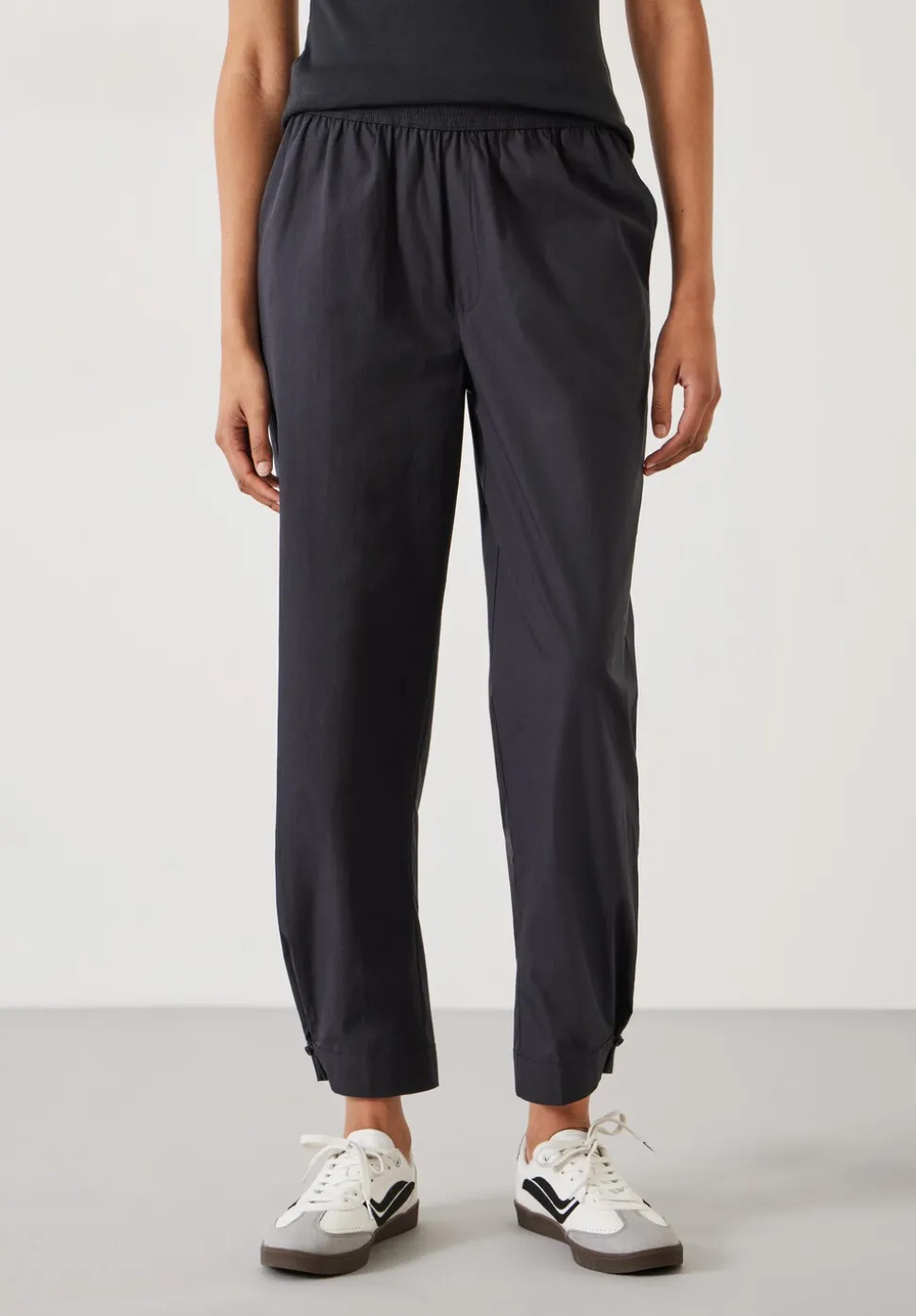 Cotton Poplin Easy Trousers