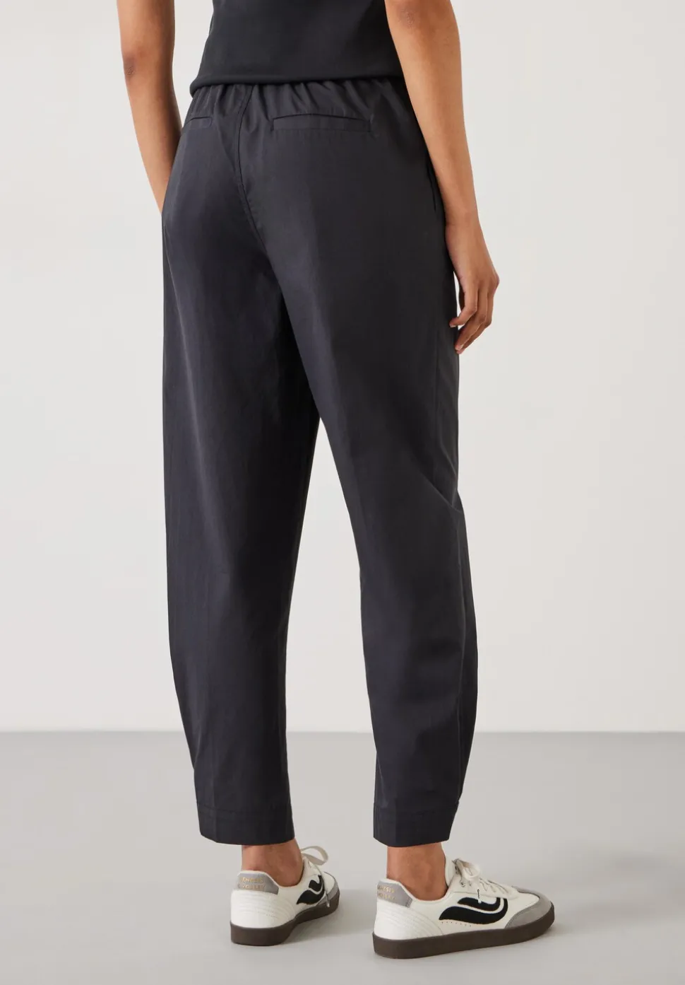 Cotton Poplin Easy Trousers
