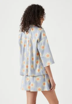 Cotton Sateen Short Pyjamas Set
