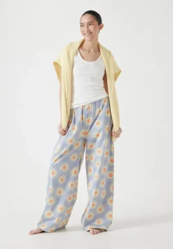 Cotton Sateen Vest Pyjamas Set