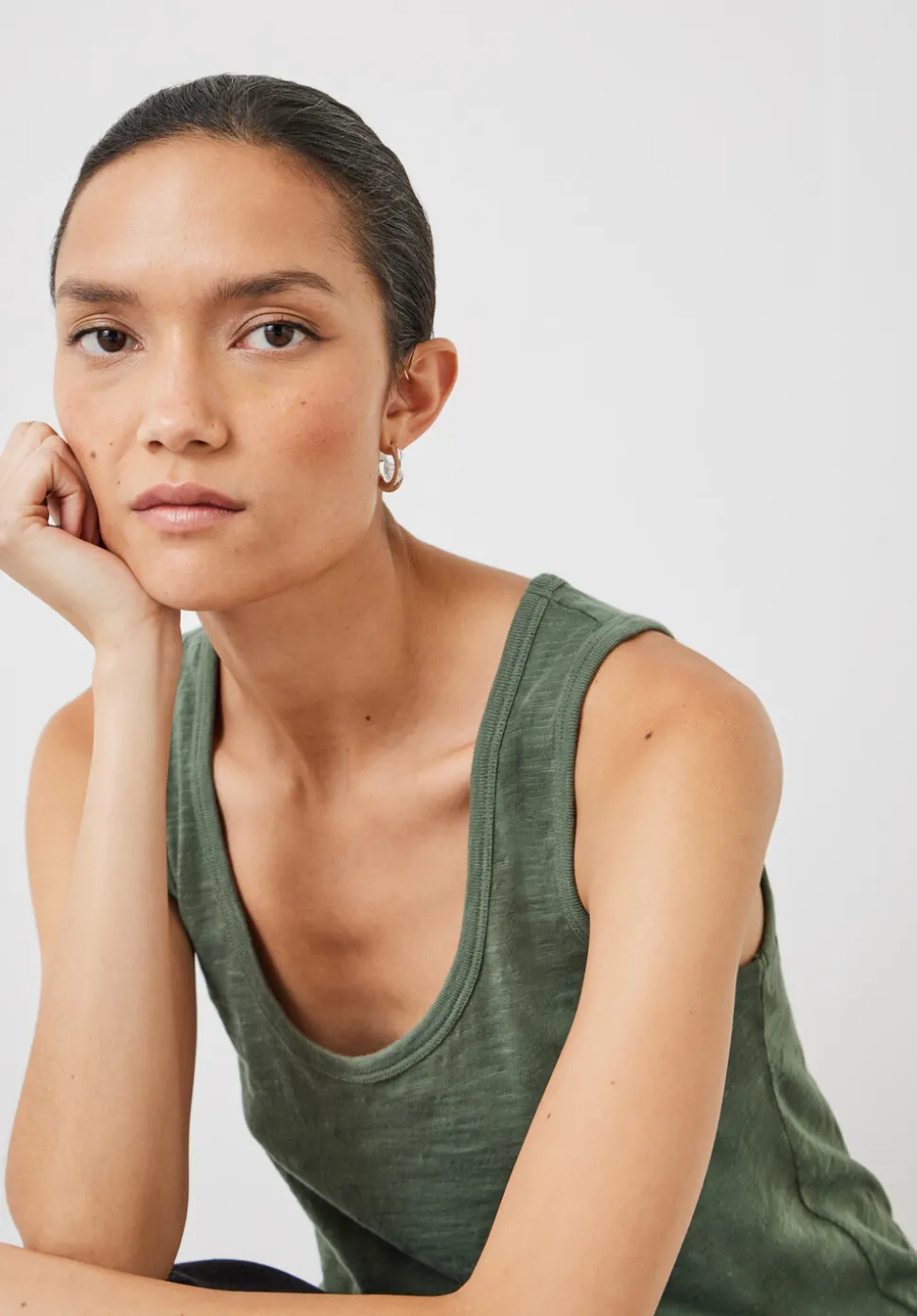Cotton Slub Tank Top