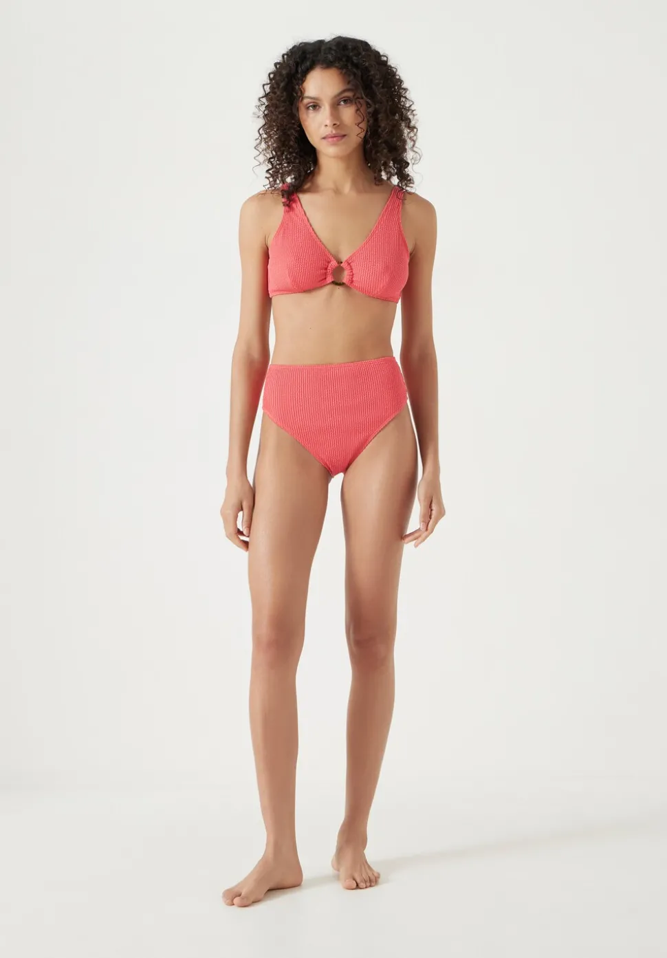 Crinkle Ring Bikini Top