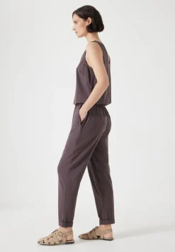 Cropped Jersey Jumpsuit