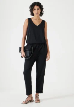 Cropped Jersey Jumpsuit