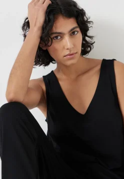 Cropped Jersey Jumpsuit