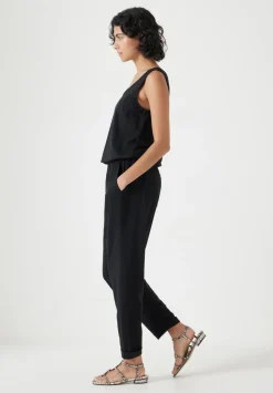 Cropped Jersey Jumpsuit