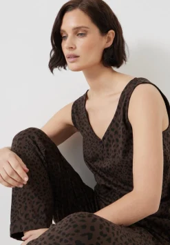 Cropped Jersey Jumpsuit